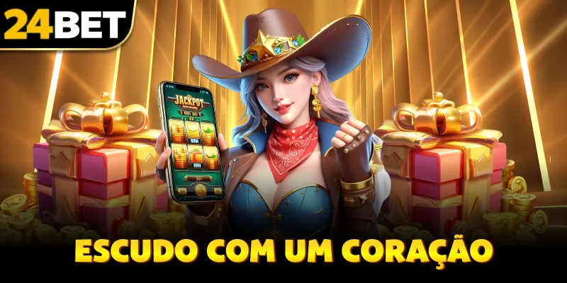 Escudo com um coração