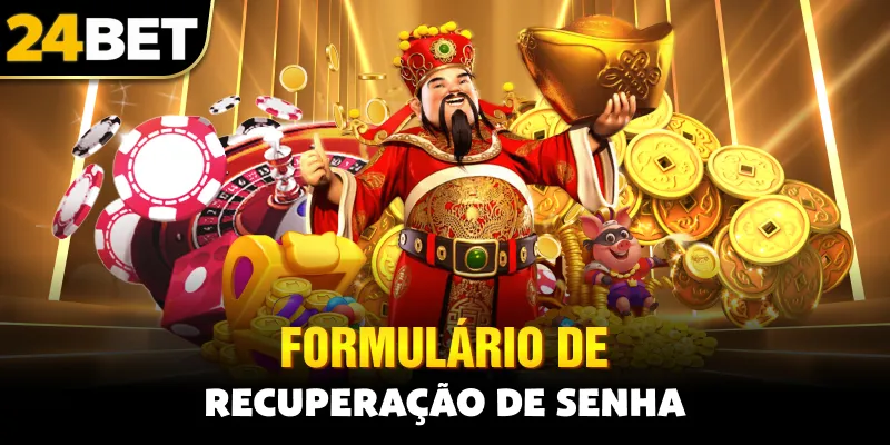 Formulário de recuperação de senha